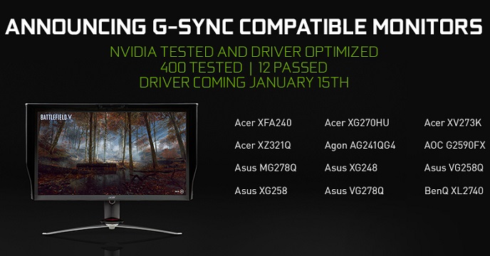 nvidia g sync compatible monitors 850